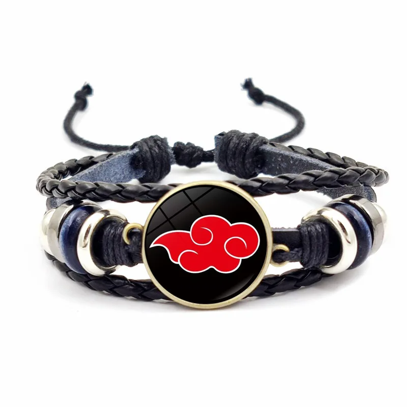 

Love Japan Anime Naturo Action Figure Akatsuki Cosplay necklace Uchiha Itachi Sharingan Rinnegan Alloy wristband Gift Toy Fans