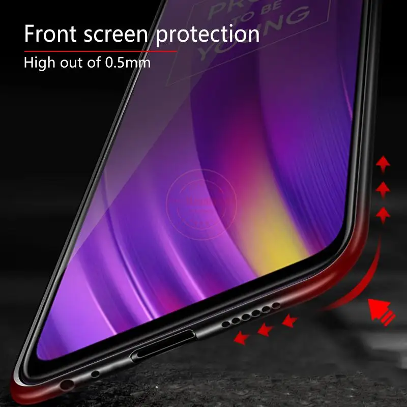 

Rzants For Zenfone Max Pro M1 Hard Case [Chinese style] Matte Hybrid Protective Shockproof Leather Cover Phone Casing