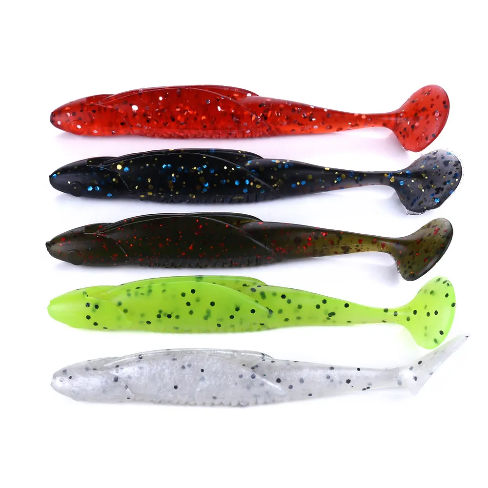6pcs soft Fishing Lures 9cm 9.5cm 11cm 10.5cm swimbait Soft Baits Wobbler Bass Bait pesca Artificial Tacke | Спорт и развлечения