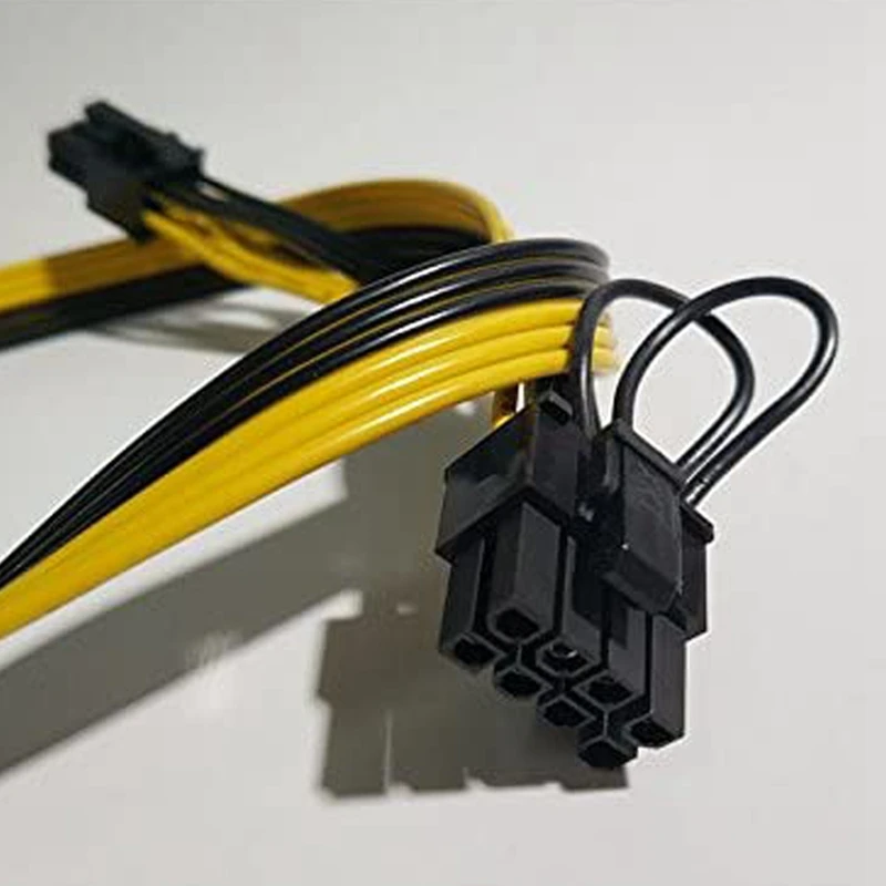 8 шт. 6 контактов PCI-E на (6 + 2) (штекер-штекер) силовой кабель для HP Серверная