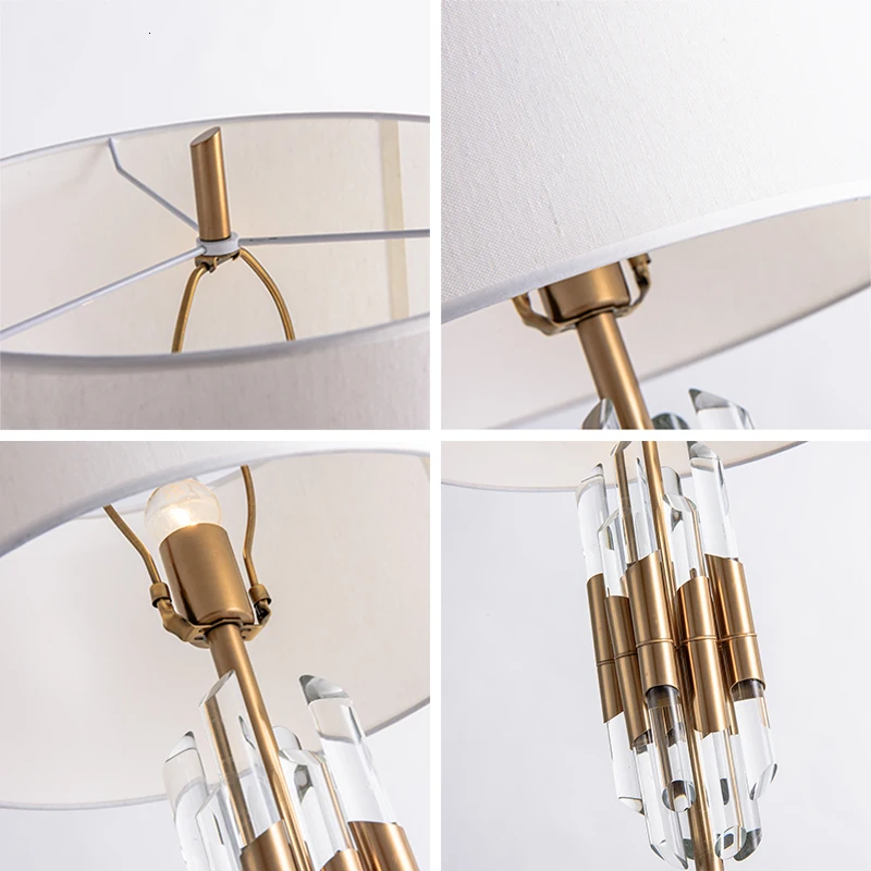 Скандинавский дизайн современный белый бронзовый Железный стеклянный