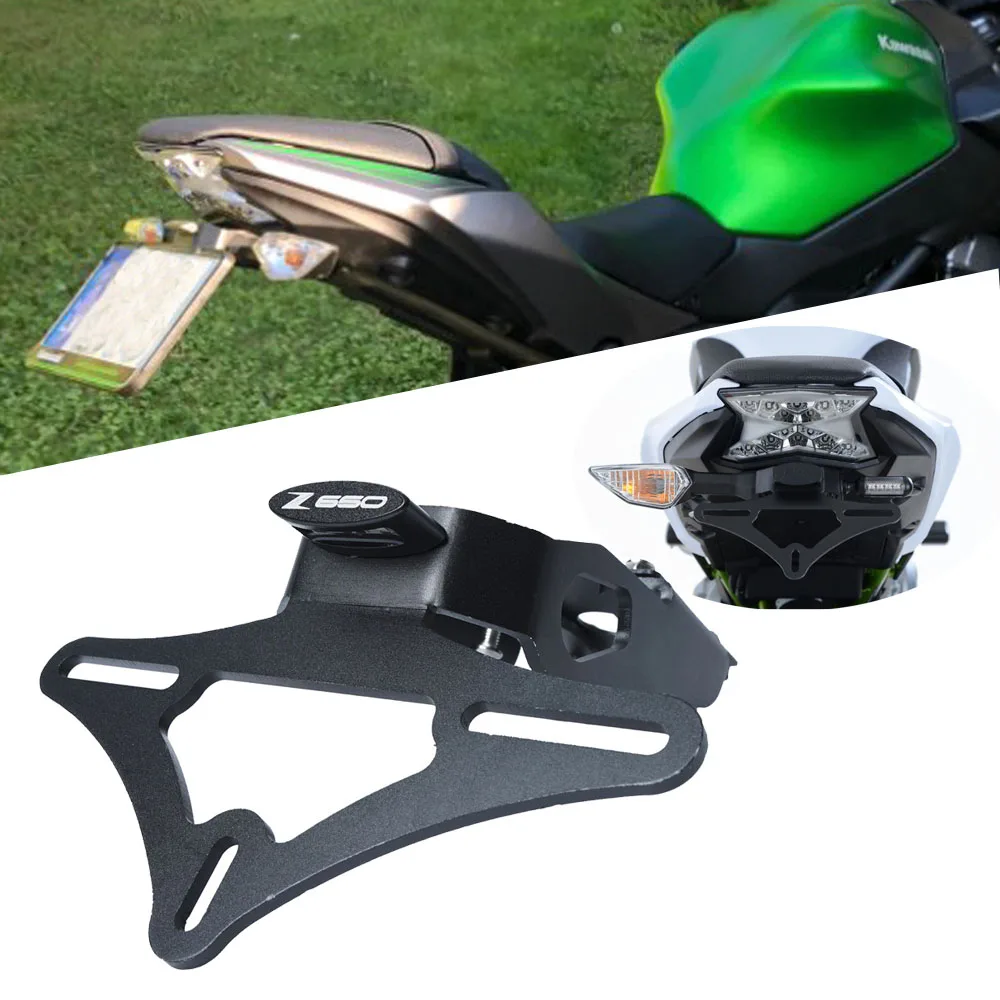 Держатель номерного знака мотоцикла Устранитель крыла заднего хода для Kawasaki Z650