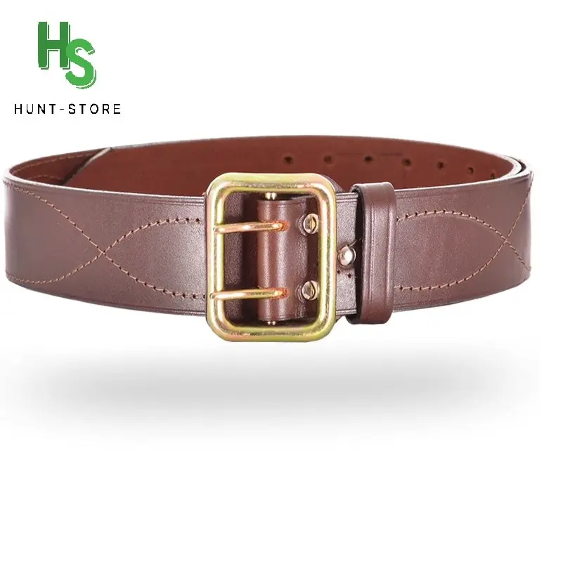 Натуральный кожаный армейский ремень итальянская фурнитура без бликов не звенит