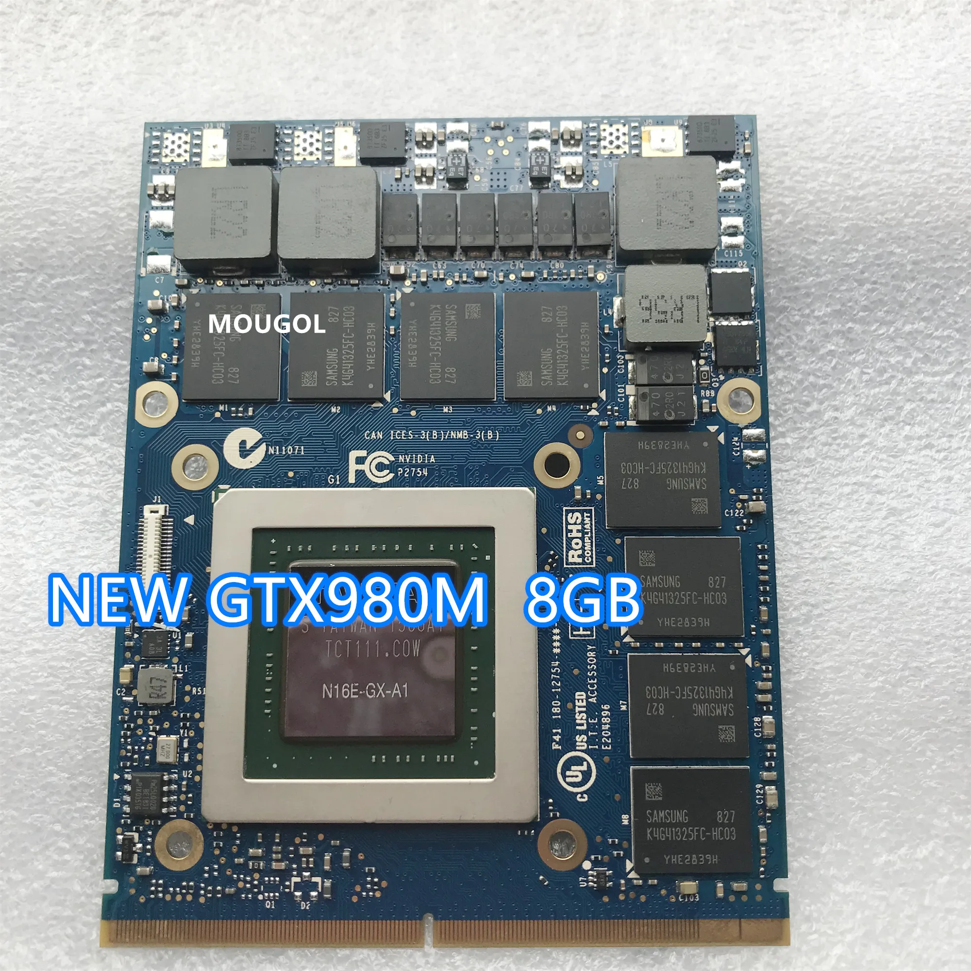 Новая GTX980M GTX 980M видеокарта Vga для ноутбука MSI GT60 GT70 GT72 HP 8760W Clevo P150HM P150EM P170EM P170HM