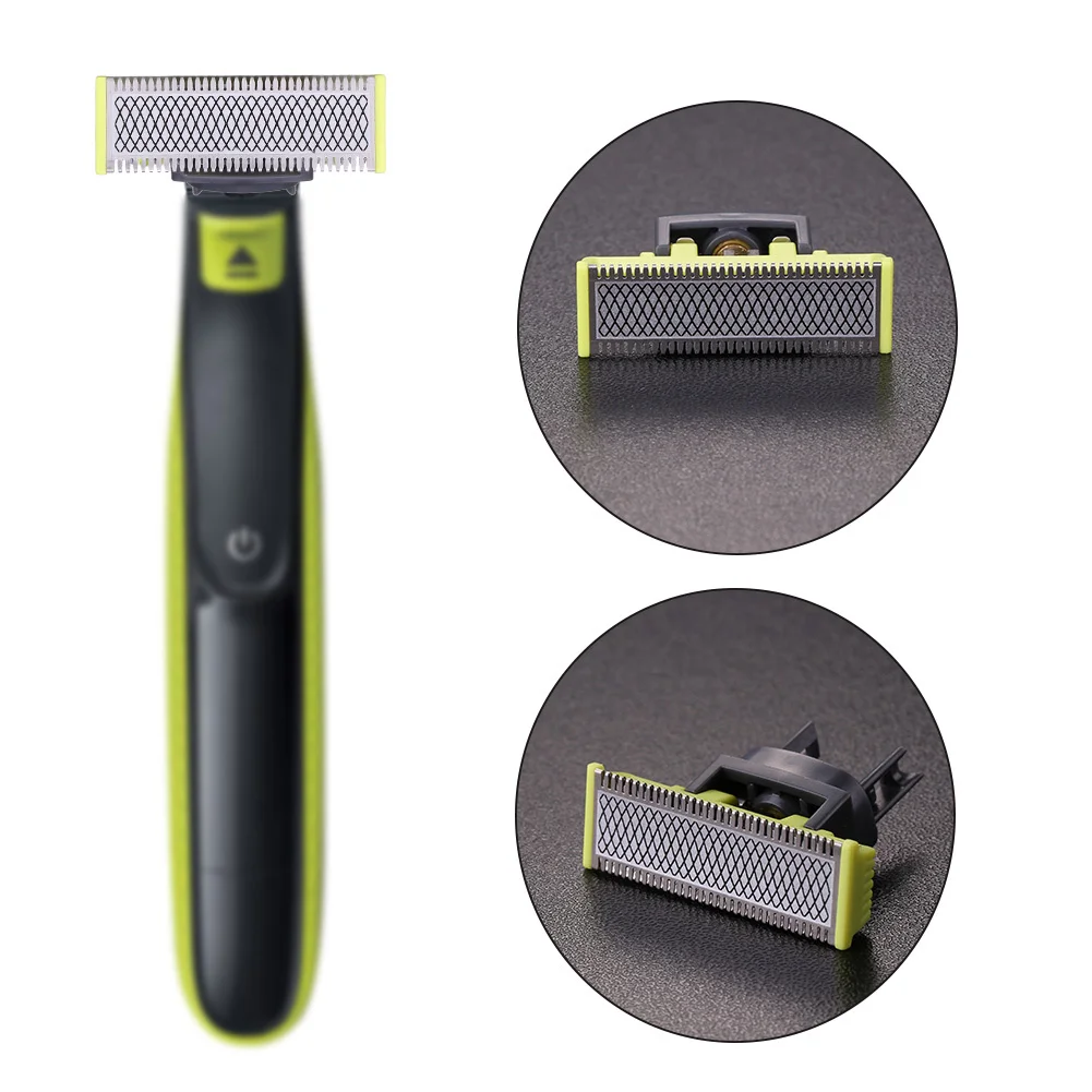 

Men Manual Beard Shaver Head Replacement Blade Beard Trimmer Shaver Blades Spare Parts for Philips OneBlade Razor Shaver