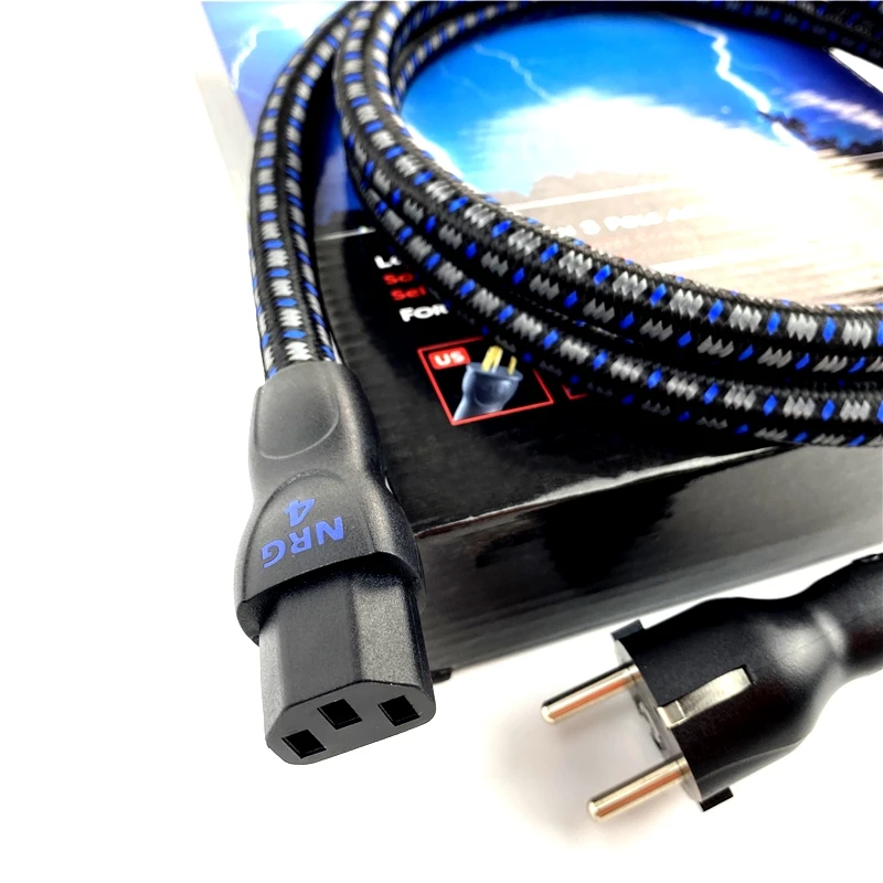 Аудиофил NRG-4 HiFi аудио Кабель питания Шнур США и ЕС штепсельная вилка Schuko 2 0 м/фута |
