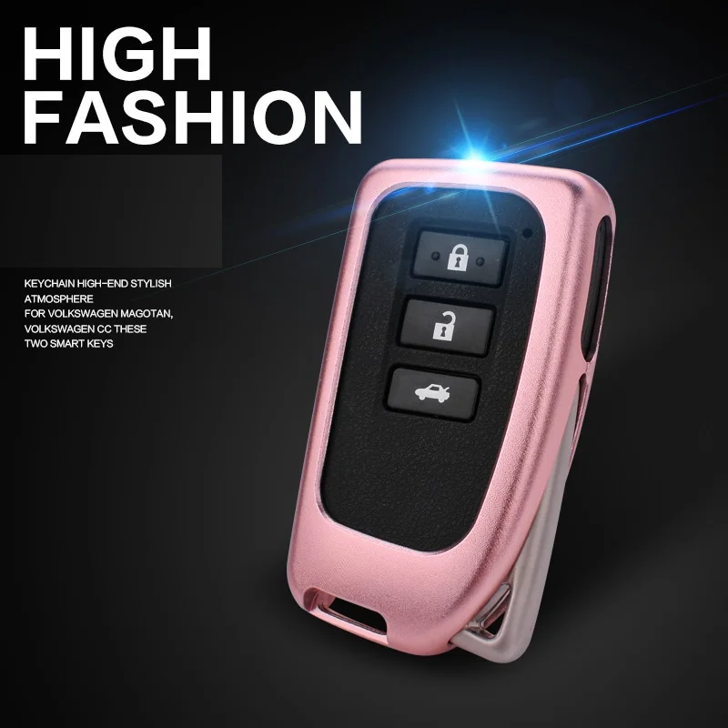 Чехол для автомобильного ключа из алюминиевого сплава защитный чехол держатель