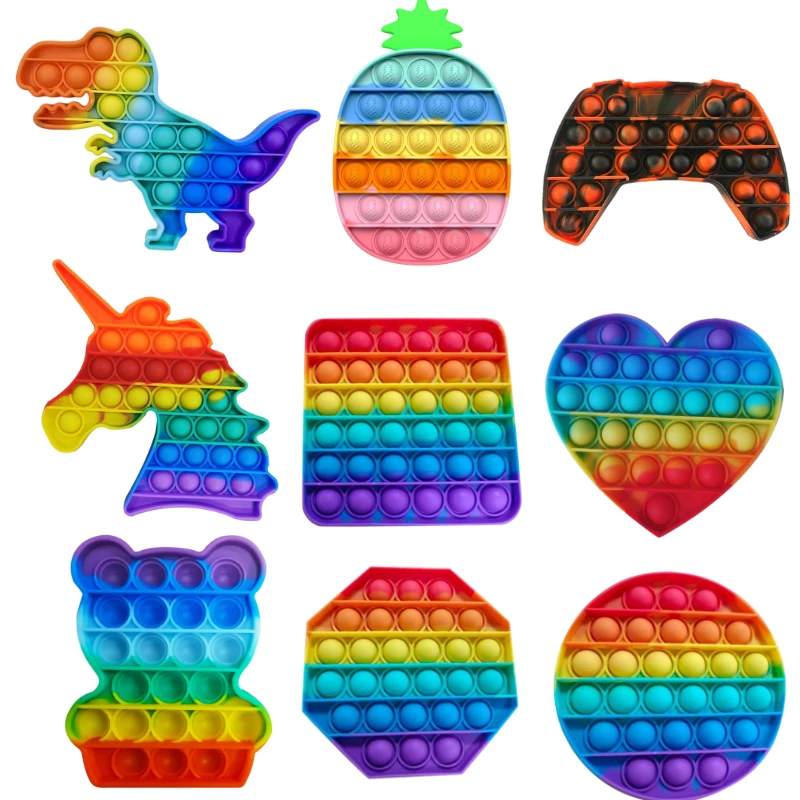 

Забавные игрушки-антистресс с пузырьками, игрушки-антистресс для взрослых и детей, снимающие аутизм сенсорные игрушки