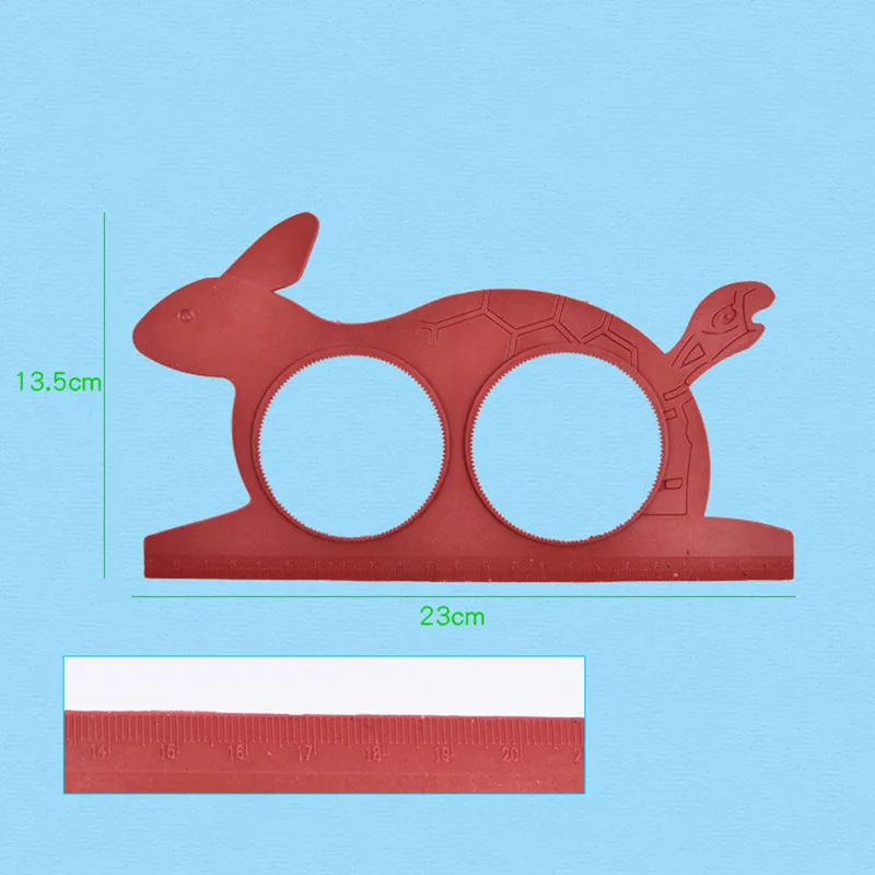Волшебный Спирограф Черепаха Кролик доска для рисования многофункциональная