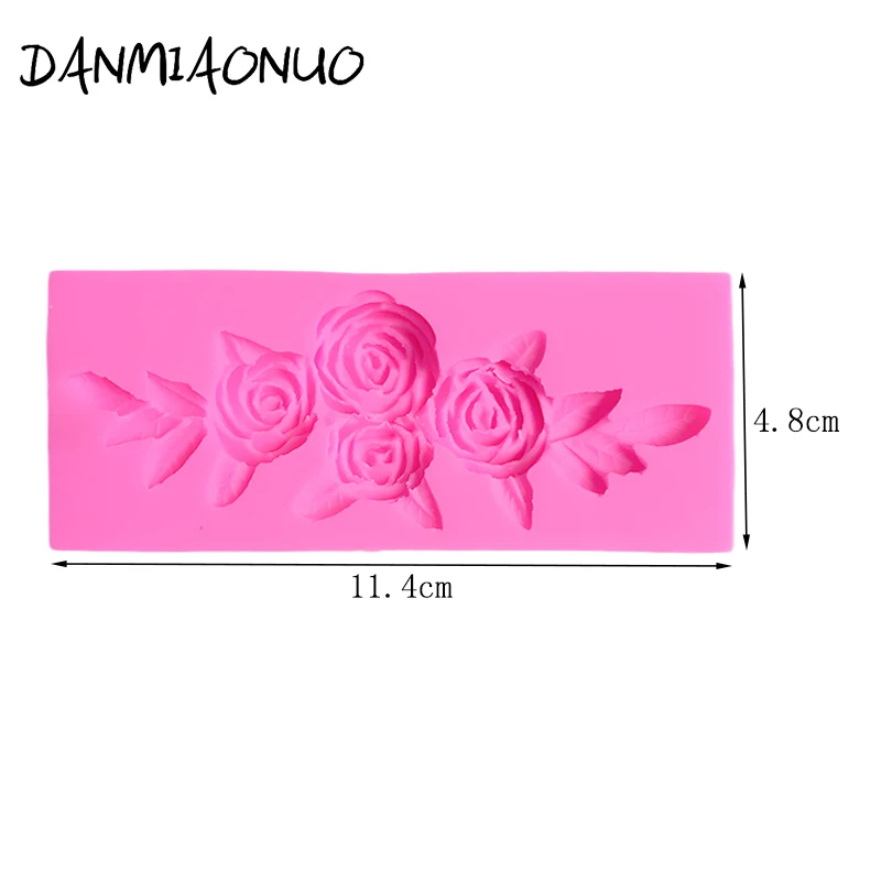 Кухонная Форма для маффинов розы инструменты украшения тортов силиконовые