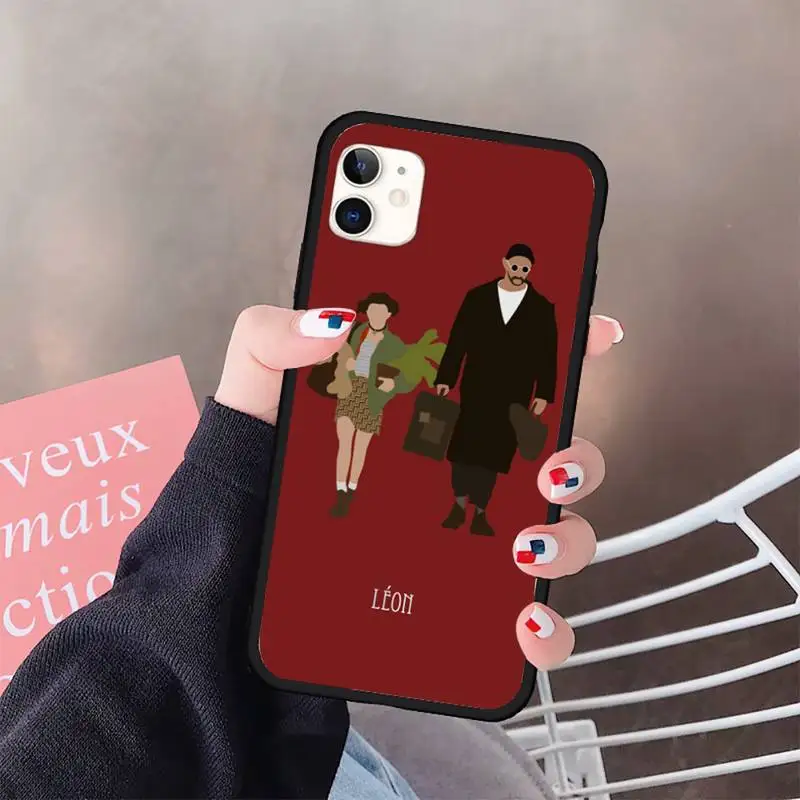 

Leon Matilda Natalie Portman TV series Phone Case for iPhone 11 12 pro XS MAX 8 7 6 6S Plus X 5S SE 2020 XR