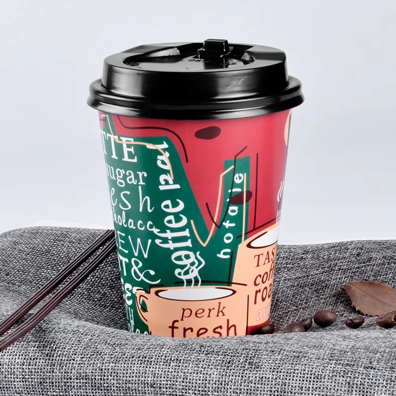 50 шт. американский стиль Творческий для маленьких одноразовые чашки кофе 450 мл