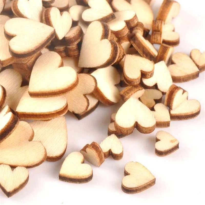 100 шт./лот милый смешанный Любовь в форме сердца Свадебный Стол рассеянный Декор