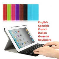 for ipad 234 9 7 keyboard case smart cover foldable case for a1395 a1396 a1397 a1416 a1430 a1403 a1458 a1459 a1460