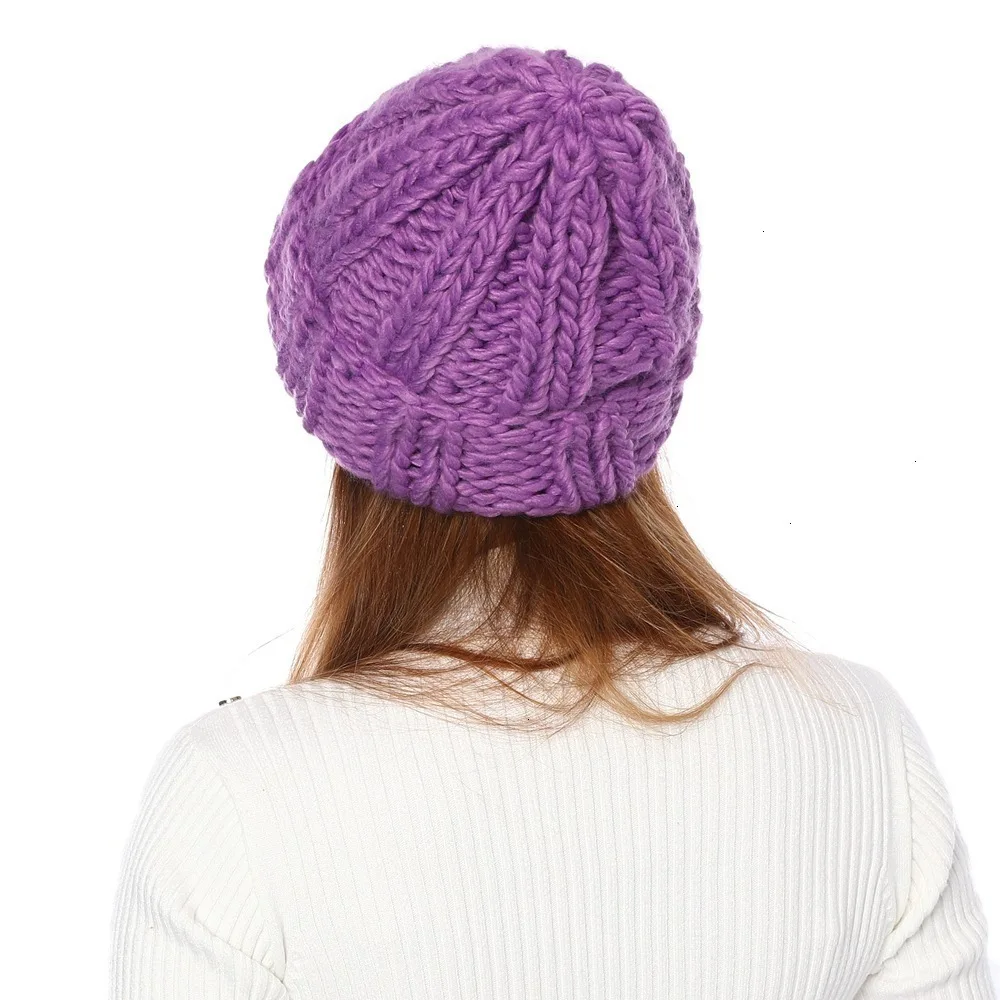 

Handmade Mens Womens Hat Beanie Cap Unisex Winter Warm Knitted Hats Slouch Skull Beanies Caps for Men Women