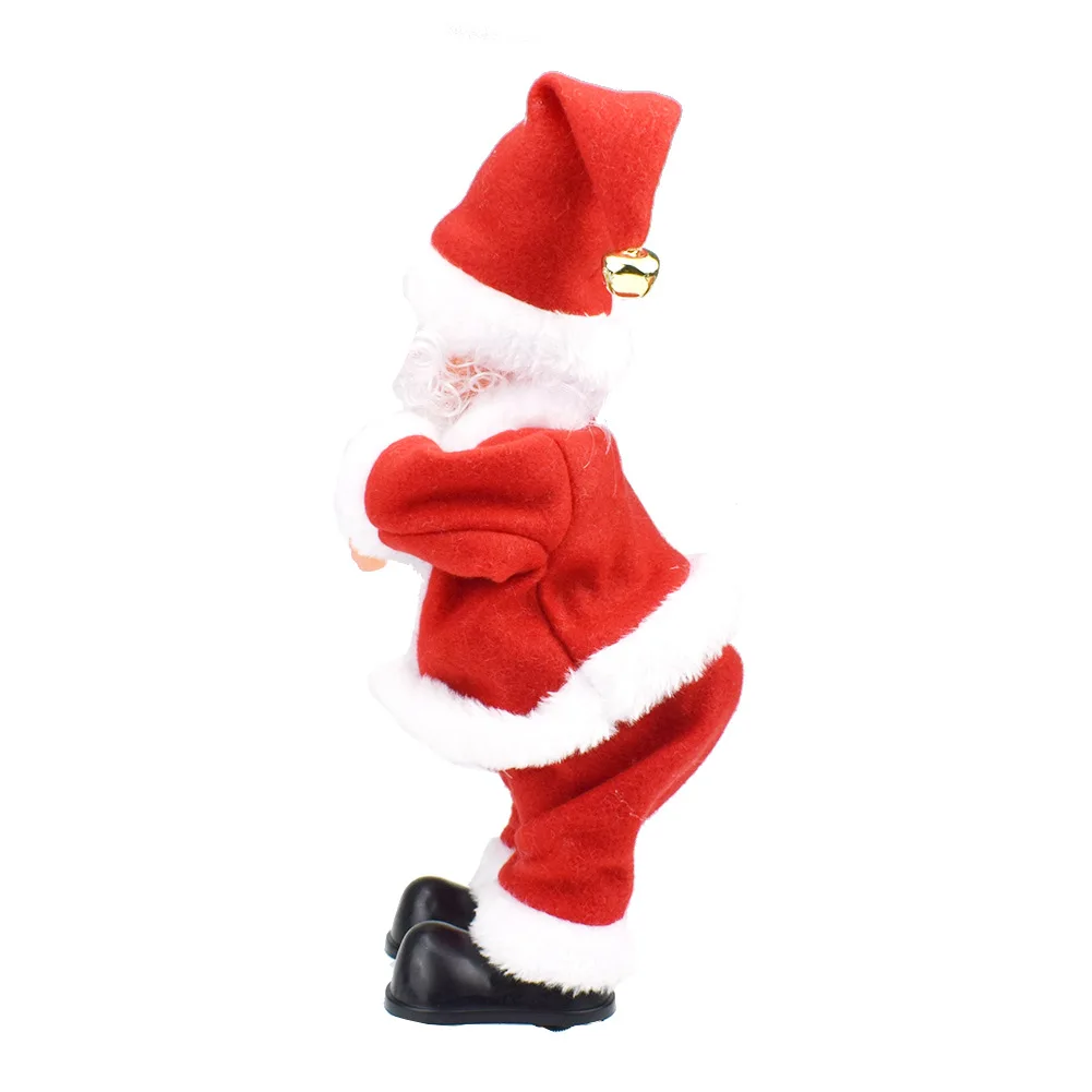 Merry Christmas ходячие трясущиеся попки Санта Клаус Кукла электрическая игрушка для