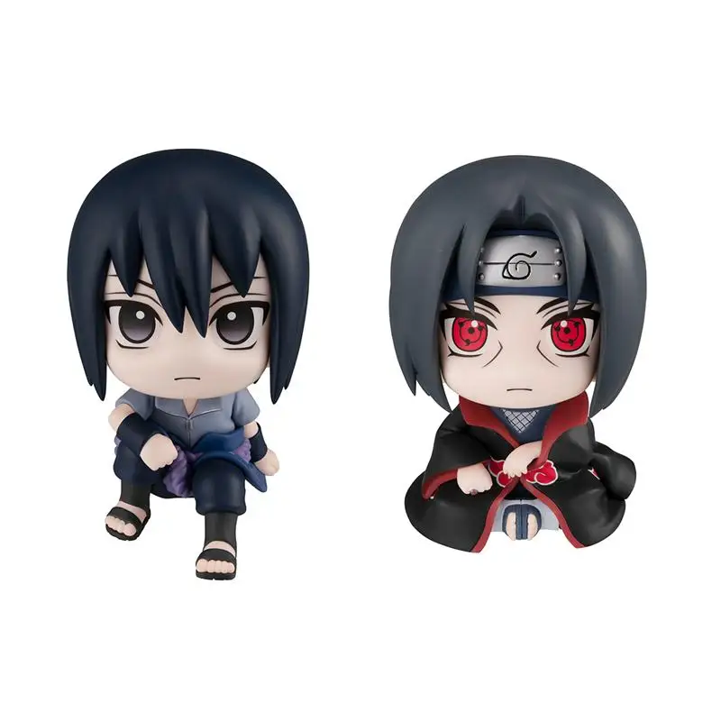 

Naruto-Figure Anime Uchiha Itachi Uchiha Sasuke Collectibles Model Toys Q Version Cute Cartoon Character Pvc Model Decoration