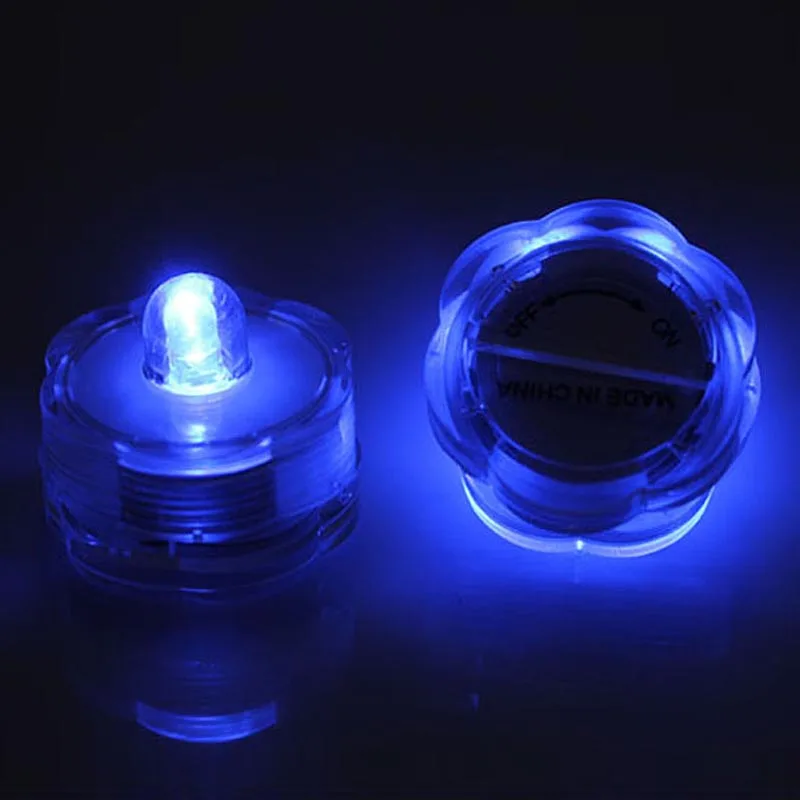 Новинка 12 шт. супер яркие Погружные Водонепроницаемые Мини светодиодные