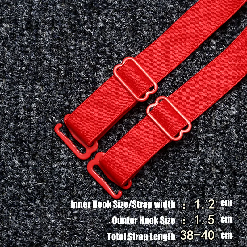 Высокое качество эластичный стрейч 12/15 мм широкая ткань бретельки бюстгальтера