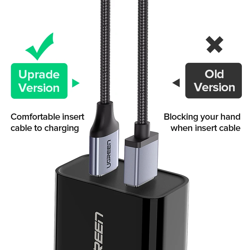 UGREEN USB Type C Cable For Samsung S21 S20 Xiaomi Redmi Note 11 USB C Charging Cable 3A 18W 15W Mobile Phones Cord QC 3.0 USB C