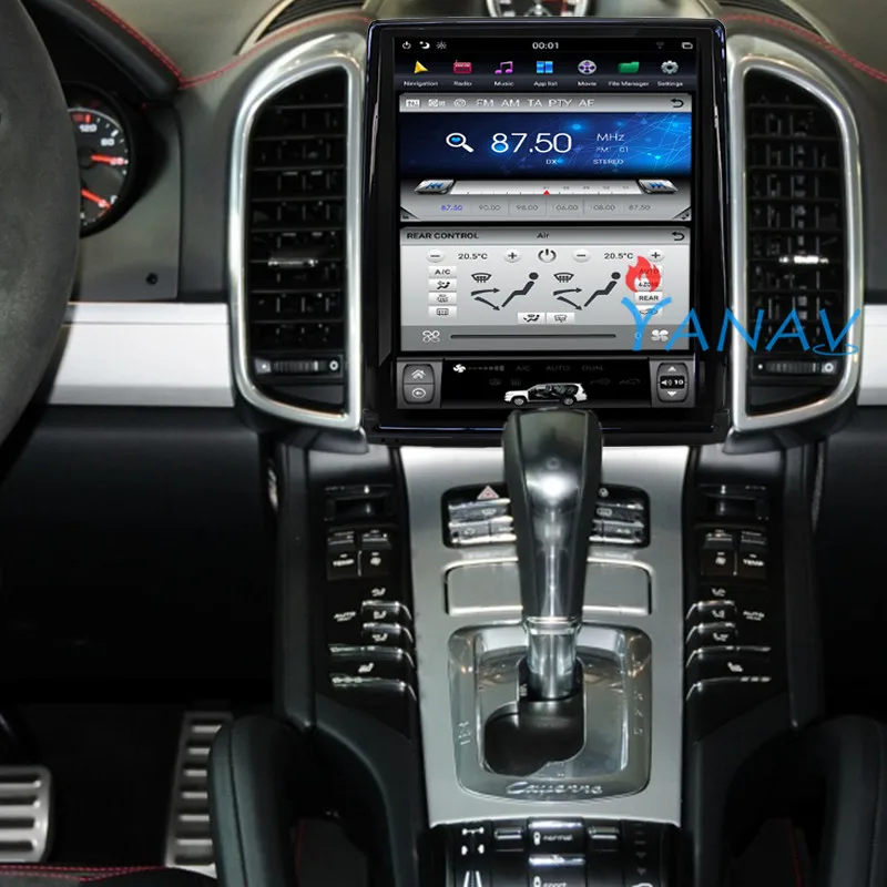 

Tesla Vertical HD Screen car radio GPS navigation For-Porsche cayenne 2012-2018 Android car stereo audio multimedia MP3 player