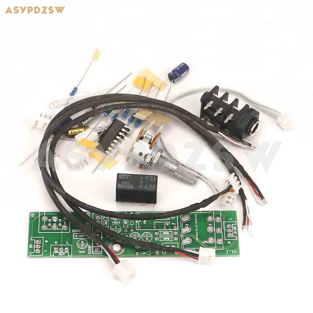 1237 схема защиты усилителя для наушников с ALPS Type-16 потенциометр печатной платы/DIY