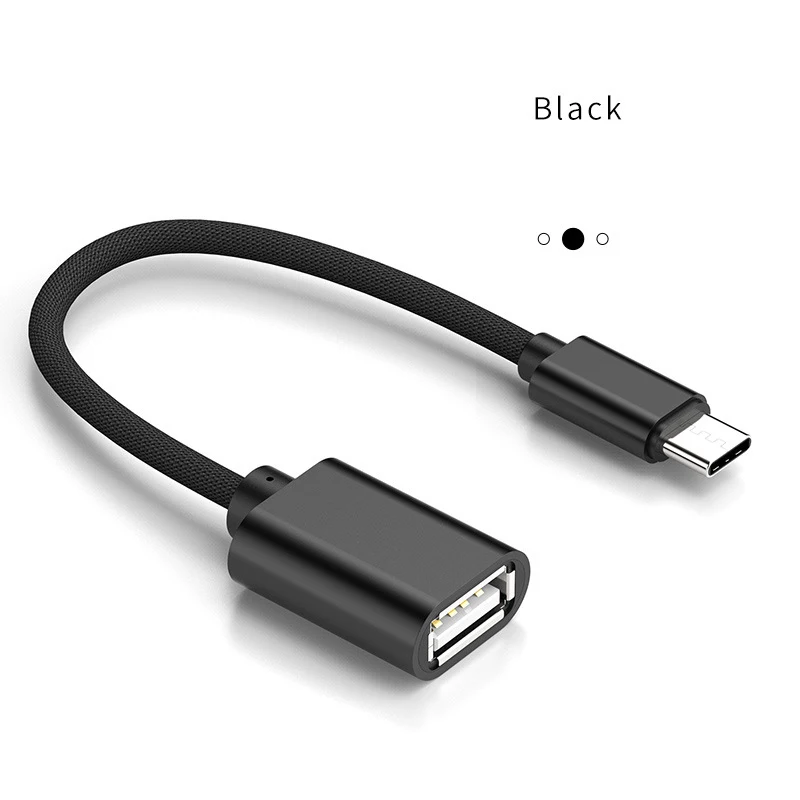 Кабель адаптер Type C OTG для Samsung S10 + Xiaomi Mi 9 Android MacBook мышь геймпад планшетный ПК USB