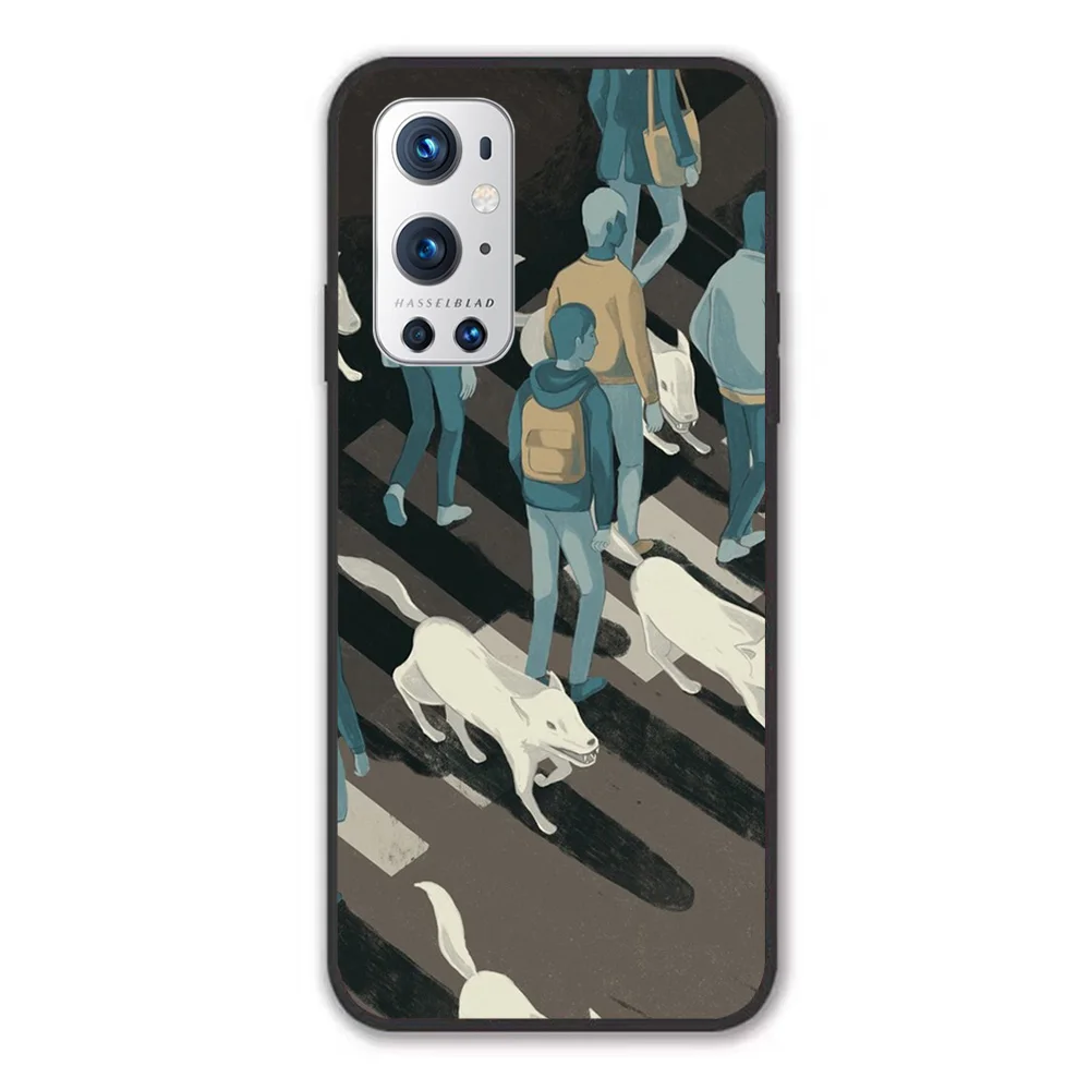 

For OnePlus Across Soft TPU Border OnePlus 7 7T 7Pro 8 8T 8Pro 9 9Pro Case