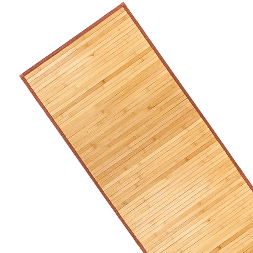 

24"x72" Non-sliding Waterproof Bamboo Floor Mat Natural