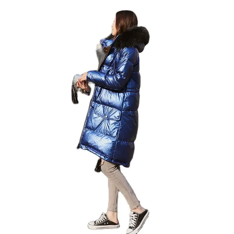 Зимняя женская пуховая куртка пуховик для девочек зимняя женские теплые пальто с