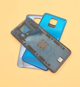 Оригинальная стеклянная задняя крышка корпуса тканевые чехлы для Xiaomi Redmi Note 9S  Note 9 Pro крышка для аккумуляторной батареи, задняя крышка, Дело жилищного Замена