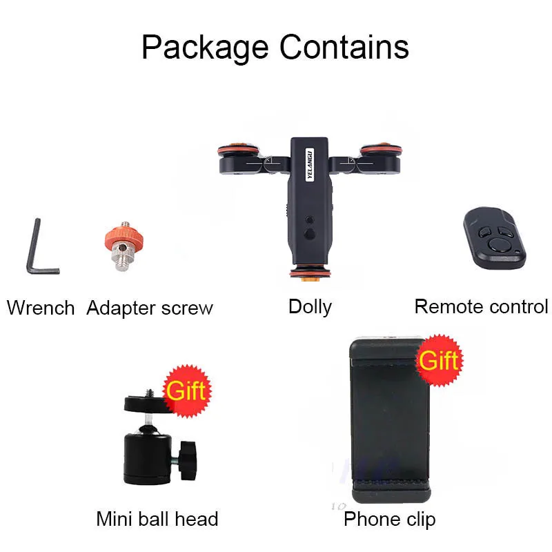 Yelangu L4X Моторизованная Тележка слайдер дистанционное управление Электрический