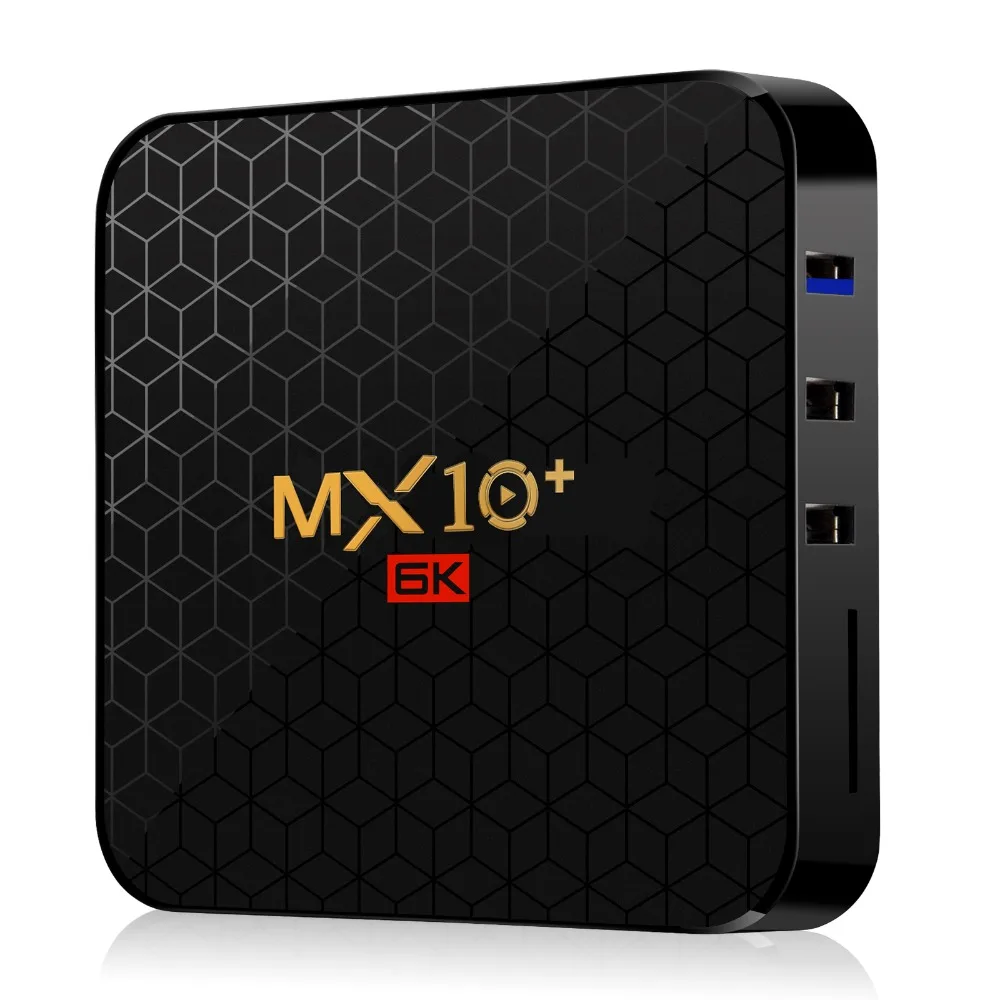 4 ГБ 64 ГБ Android 9,0 MX10 Plus Smart tv Box 2,4G/5G Wifi Allwinner H6 BT 4,0 телеприставка 6K 3D четырехъядерный медиаплеер 4 ГБ 32 ГБ