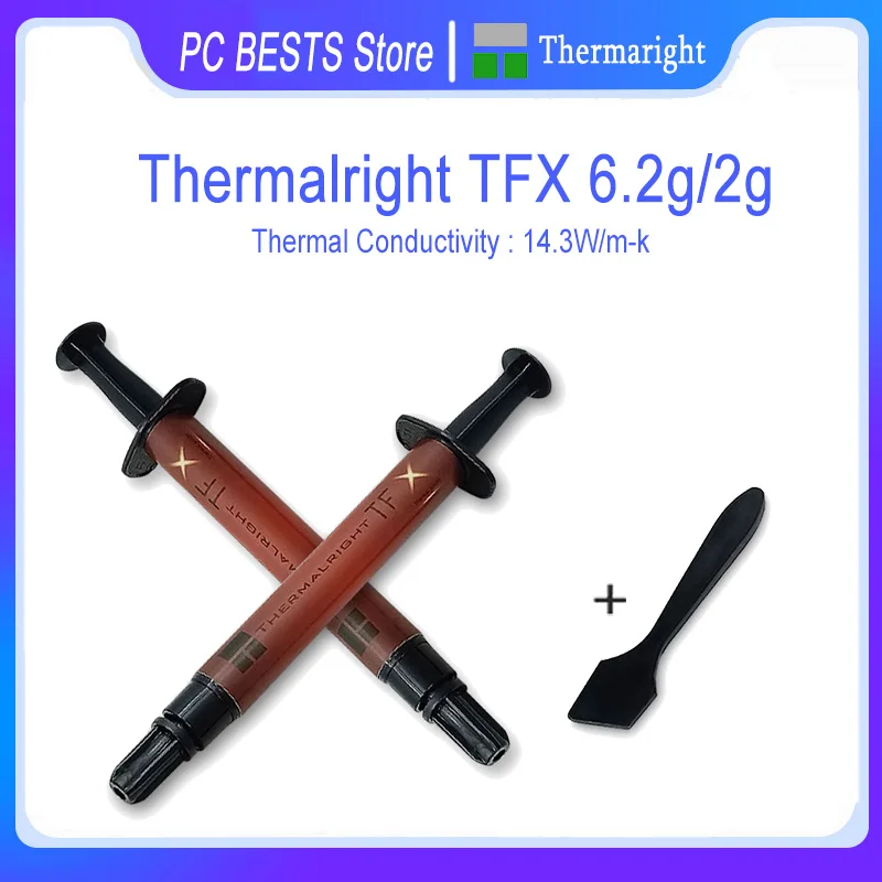 Thermalright Tfx 6.2g 2g Graxa Térmica Cpu Notebook Graxa Térmica Graxa Dissipação de Calor Silicone Graxa Computador Portátil Desktop Ventiladores e resfriadores