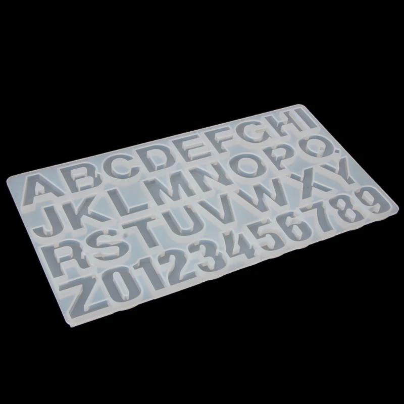 

36PCS Handmade Jewelry Making Tool Alphabet Letters Numbers DIY Silicone Mould