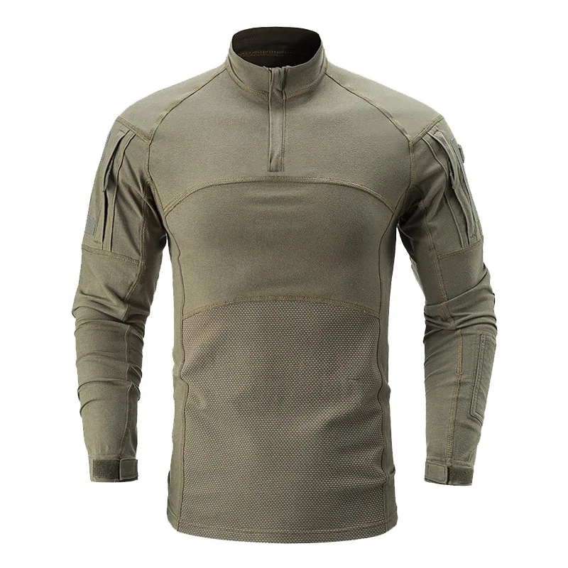 

Outdoor Frog Skin ACS-TYPE-II Cotton Elastic Army Green Frog Suit OD Green Long Sleeve Top