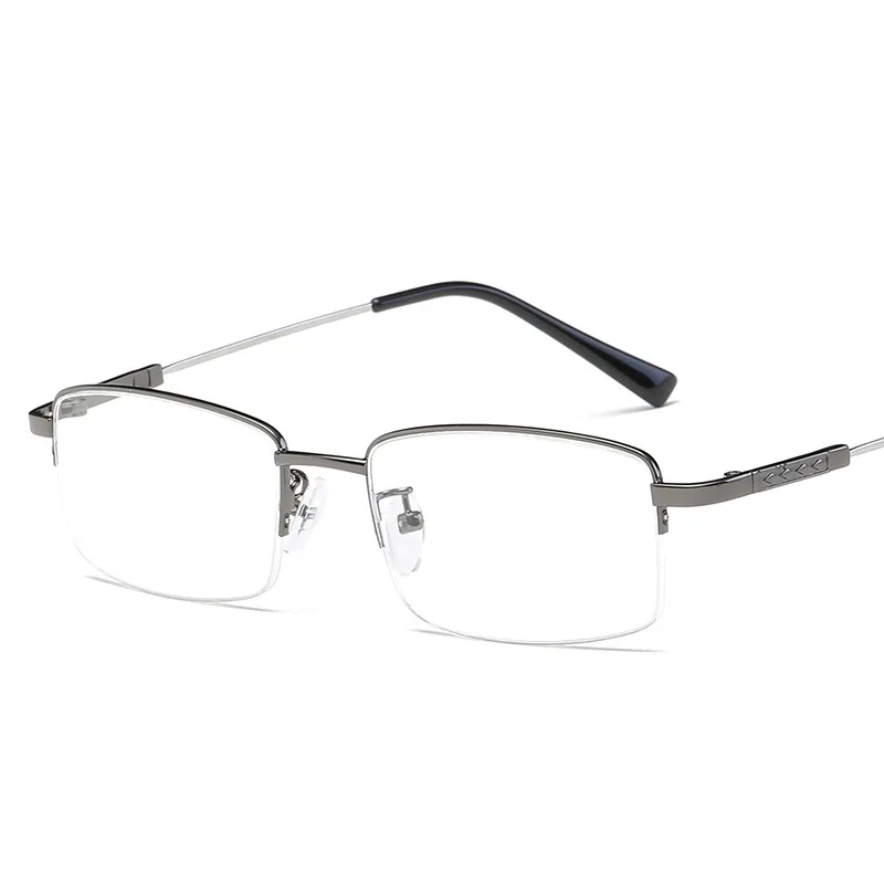 Square Half Frame Alloy Reading Glasses Men Women Resin Lens Eyeglasses Hyperopia Prescription +1.0 1.5 2.0 2.5 3.0 3.5 | Аксессуары для