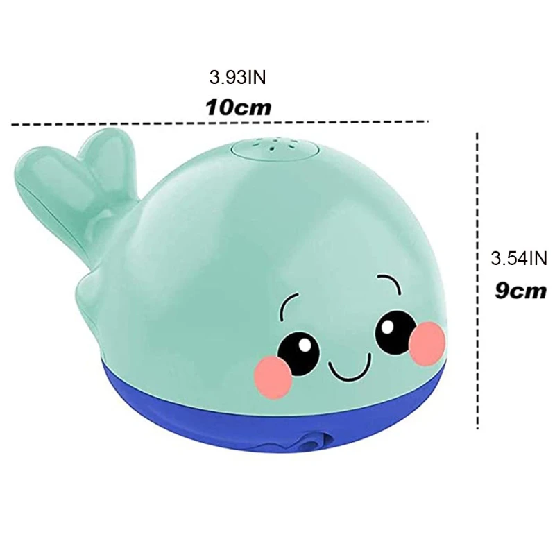 

5in Baby Bathtub Toy Water Spray Toy Cartoon Interactive Play Water Kit Battery Powered Educational Infant Floating Toy
