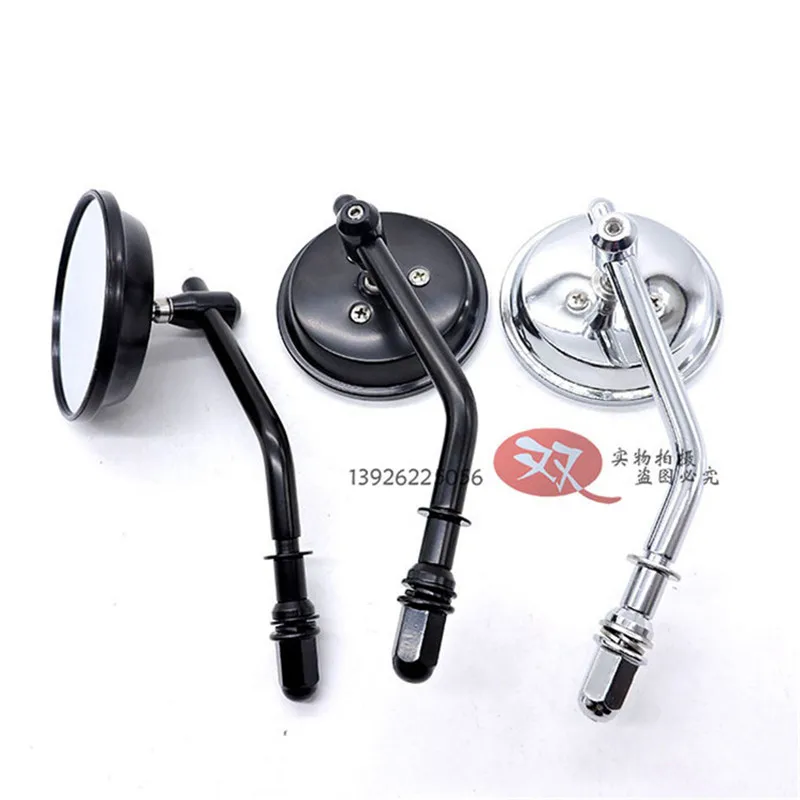 Металлические хромированные круглые Мото Аксессуары для зеркал заднего вида