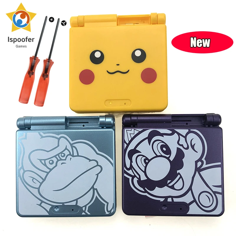 Пользовательский сделай сам для GameBoy Advance SP сменный Корпус Корпуса экранный