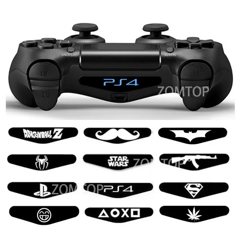 2 шт. наклейка для Dualshock 4 PS4 DS4 Pro Slim Control ler светодиодный|Запасные части| |