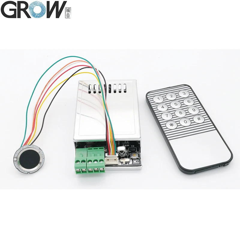 GROW K216+ R502 Распознавание отпечатков пальцев система контроля доступа+ R502 емкостный датчик отпечатков пальцев