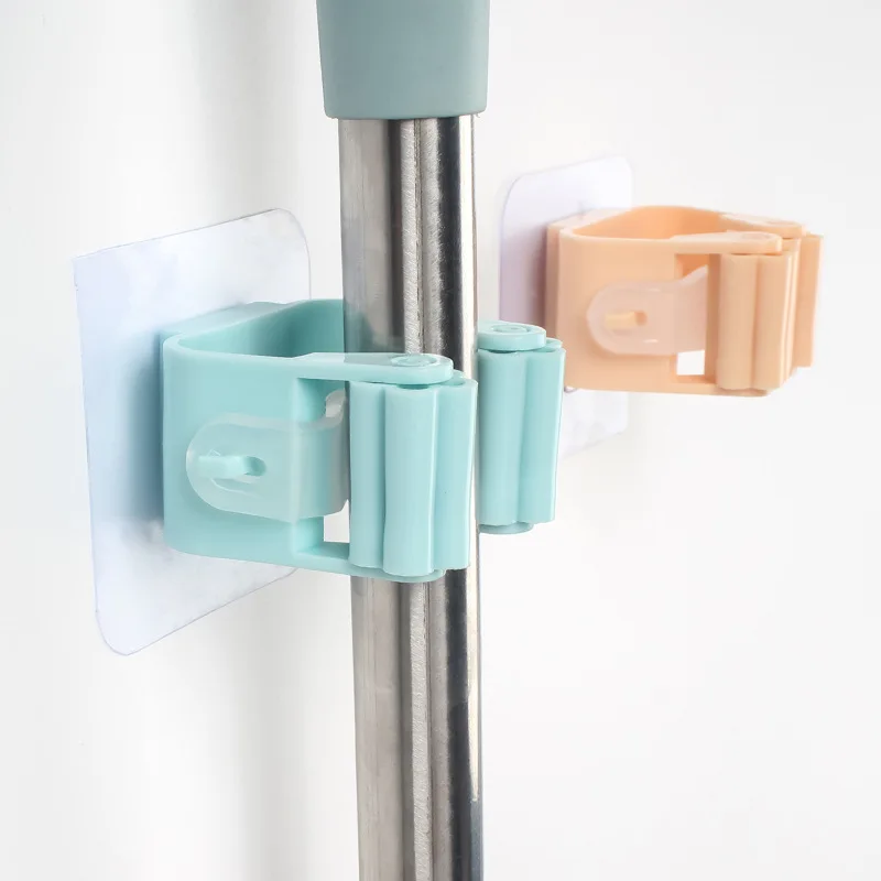 

Mop Organizer Holder Shelf Wall Mount Brush Broom Hanger Home Storage Bathroom Suction Hanging Pipe Hooks Household Tools Home