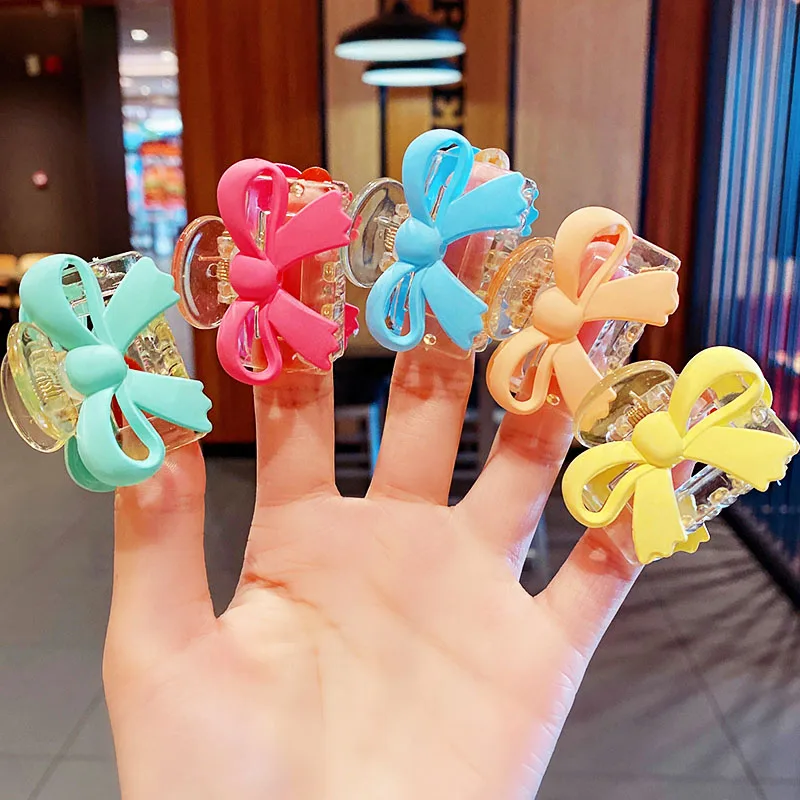 Новые милые красочные заколки для волос с бантом девочек детские декорирования