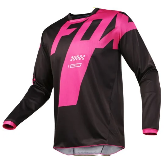 

Motorcycle Mountain Bike Team Downhill MTB Jersey Offroad DH MX Bicycle Moto Shirt Cross Country Motocross Shirts FoxMTB Jersey