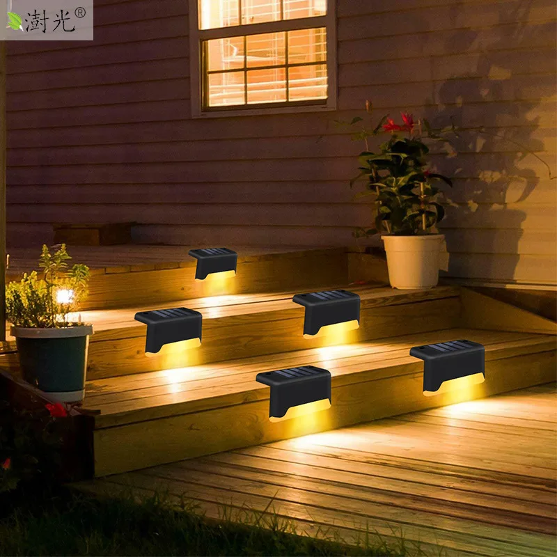 

LED Solar Step Light For Outdoor, Staircase, Indoor Courtyard