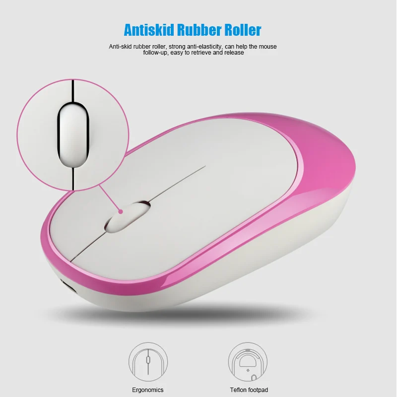 

New Wireless Chargeable Silent Mouse Laptop Office Business Desktop Home Games Mouse DOM668