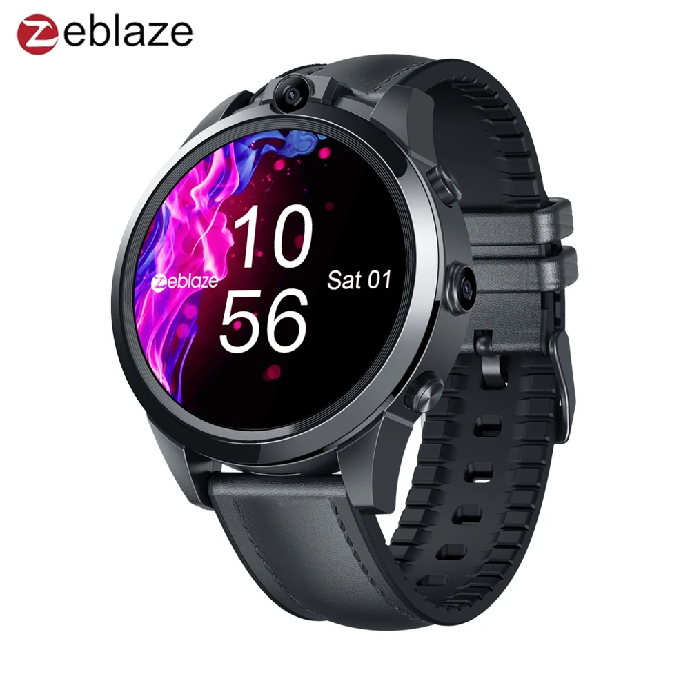 Zeblaze THOR 5 PRO 4G LTE флагманские керамические часы 3 ГБ + 32 двойная камера 800 мАч GPS в