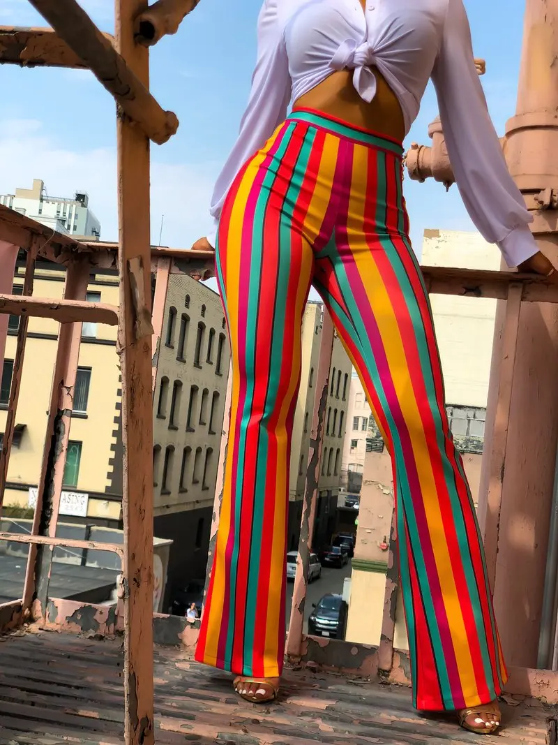 

flare pants streetwear clothes harajuku womens plus size pant trousers women korean harajuku clothing girls black holiday