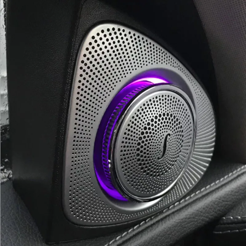 3D Rotating Treble LED Light Atmosphere Lamp Modification Fit For Mercedes-Benz C-Class w205 c180 GLC E-S-Class